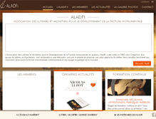 Tablet Screenshot of aladfi.com